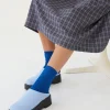 Lena Chunky Mule - Alice Blue