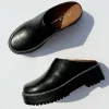 Lena Chunky Mule - Black