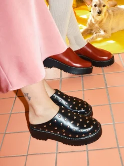 Lena Chunky Mule - Studs