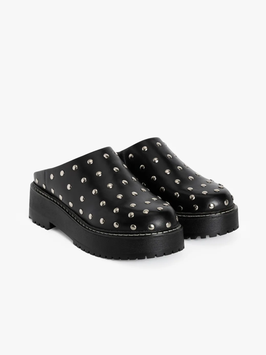 Lena Chunky Mule - Studs