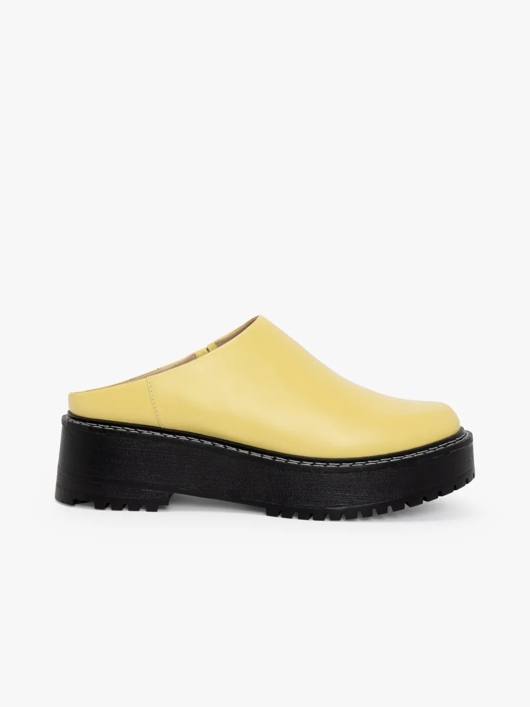 Lena Chunky Mule - Yellow