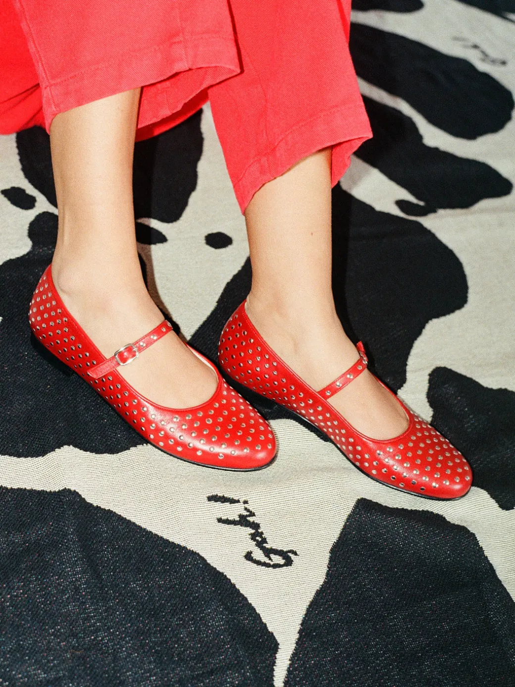 Lucien Ballet Flat - Red