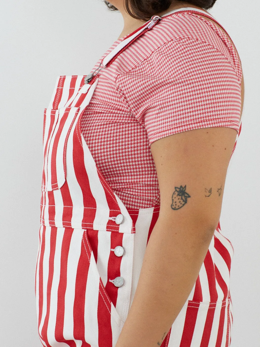 Lucy Overall - Pomodoro Stripe