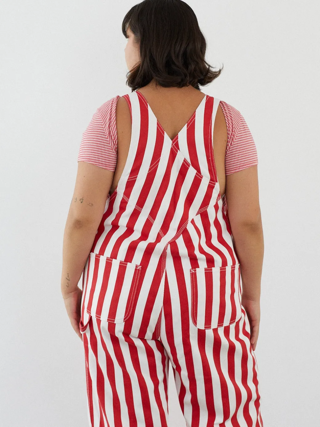 Lucy Overall - Pomodoro Stripe