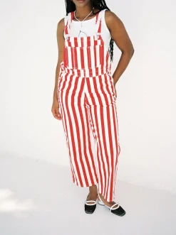 Lucy Overall - Pomodoro Stripe