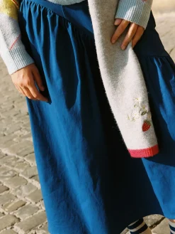 Maeve Midi Skirt - Cobalt