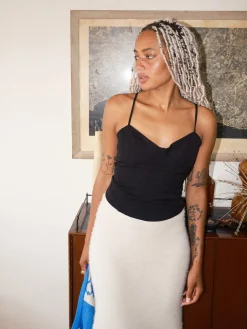 Maude Tricot Skirt - Ecru