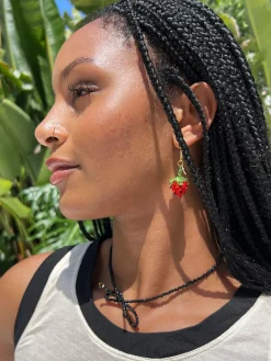 Mini Fruit Earrings - Fragola