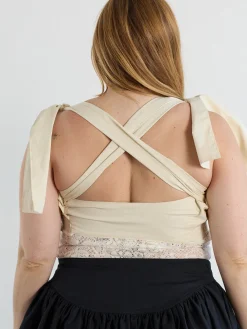 Open Wings Top - Ivory