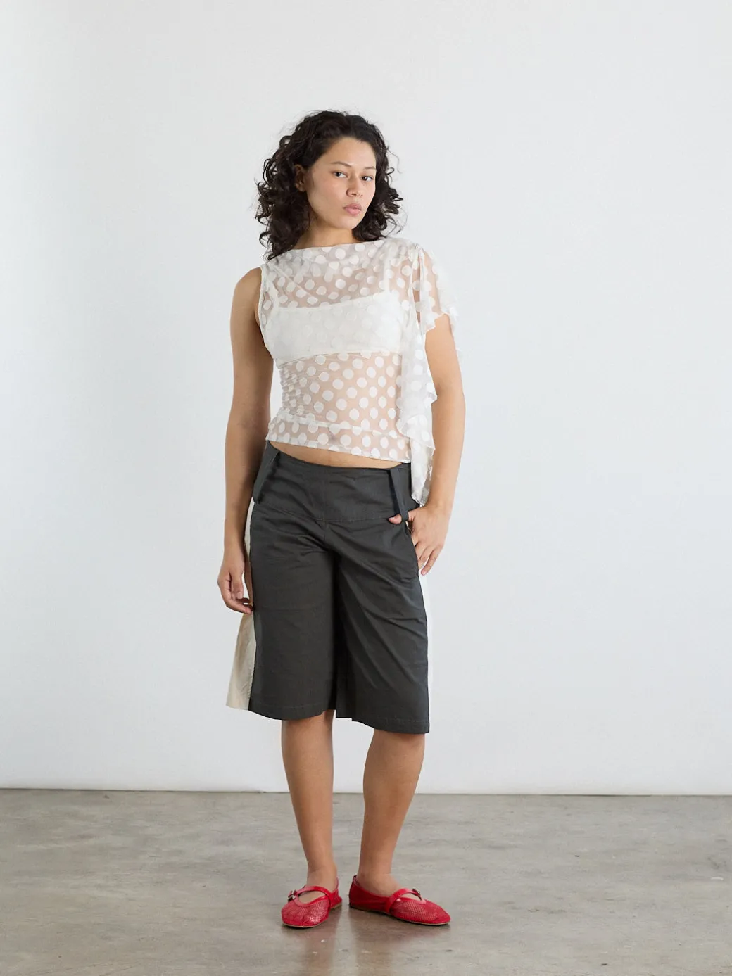 Paneles Short - Charcoal Stripe