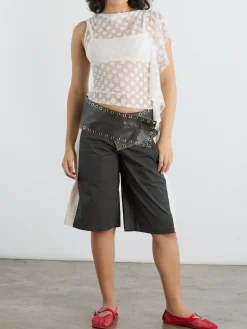 Paneles Short - Charcoal Stripe