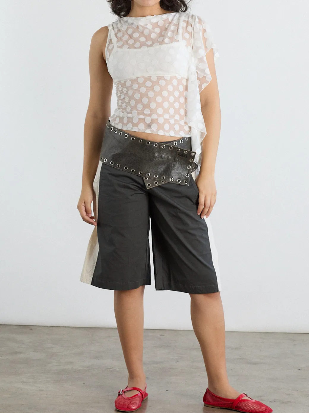 Paneles Short - Charcoal Stripe