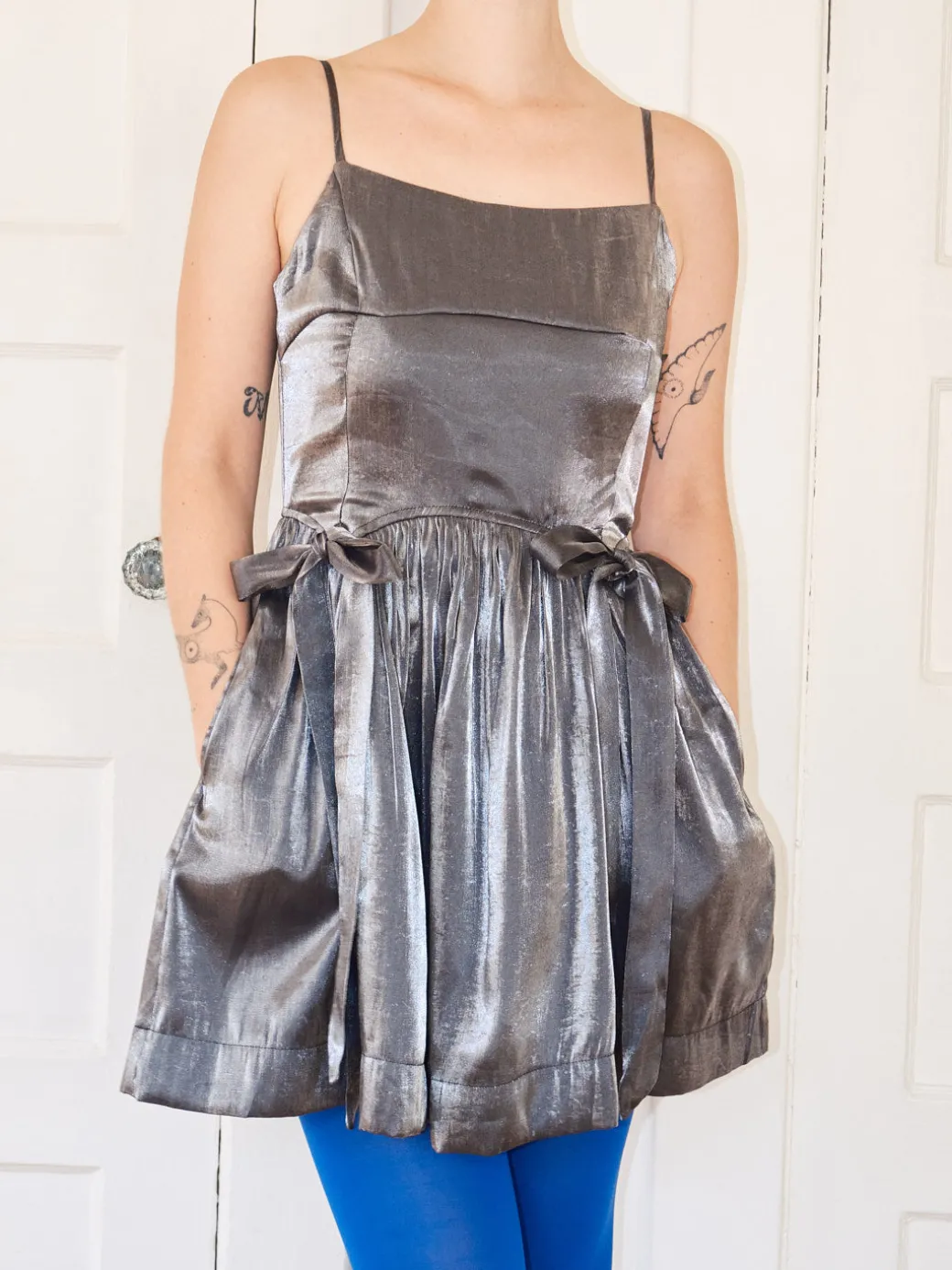 Penelope Mini Dress - Grey