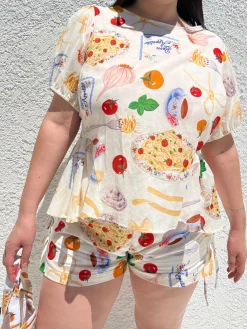 Petra Blouse - Buon Appetito Ivory