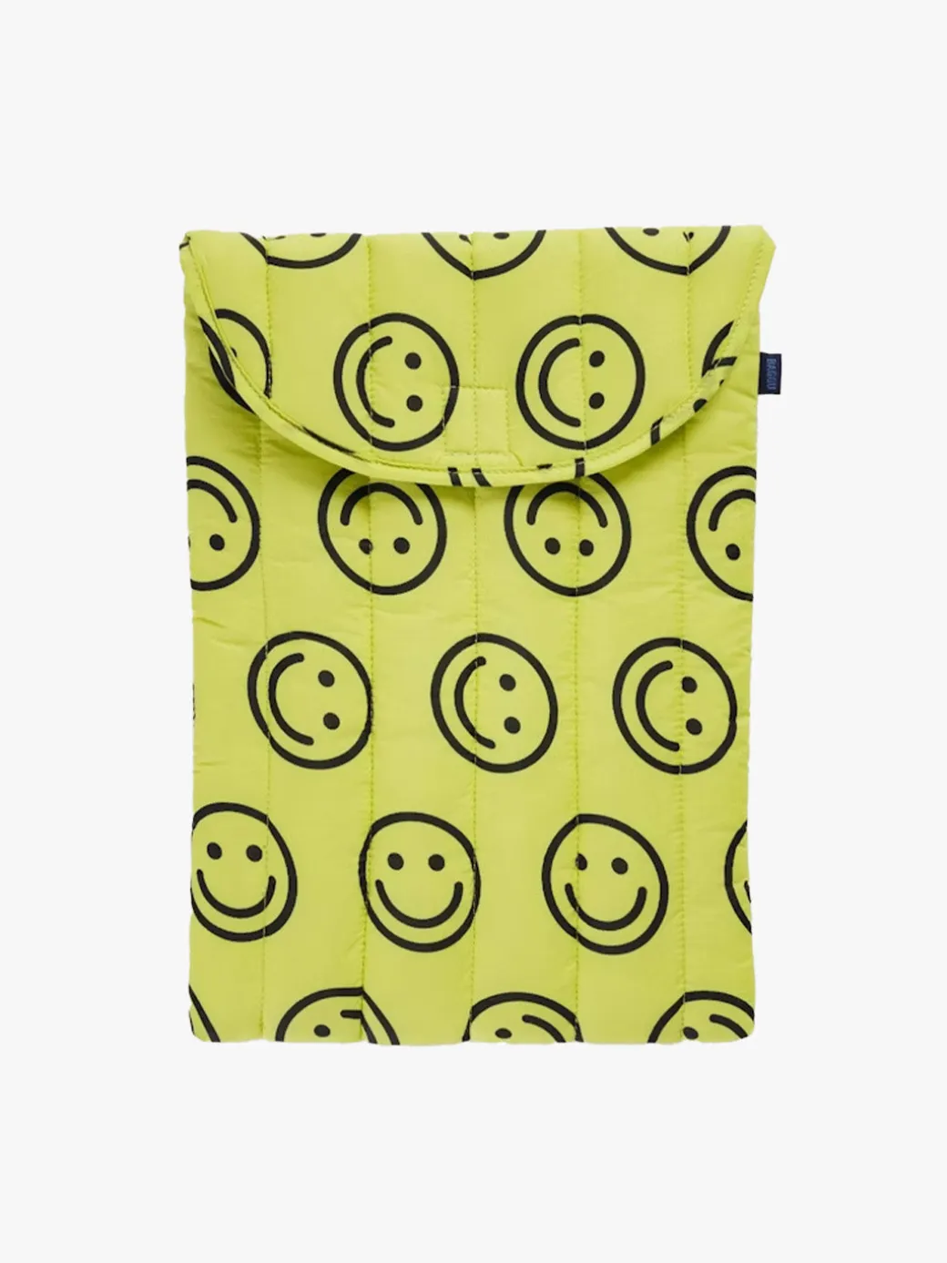 Puffy Laptop Sleeve - Yellow Happy