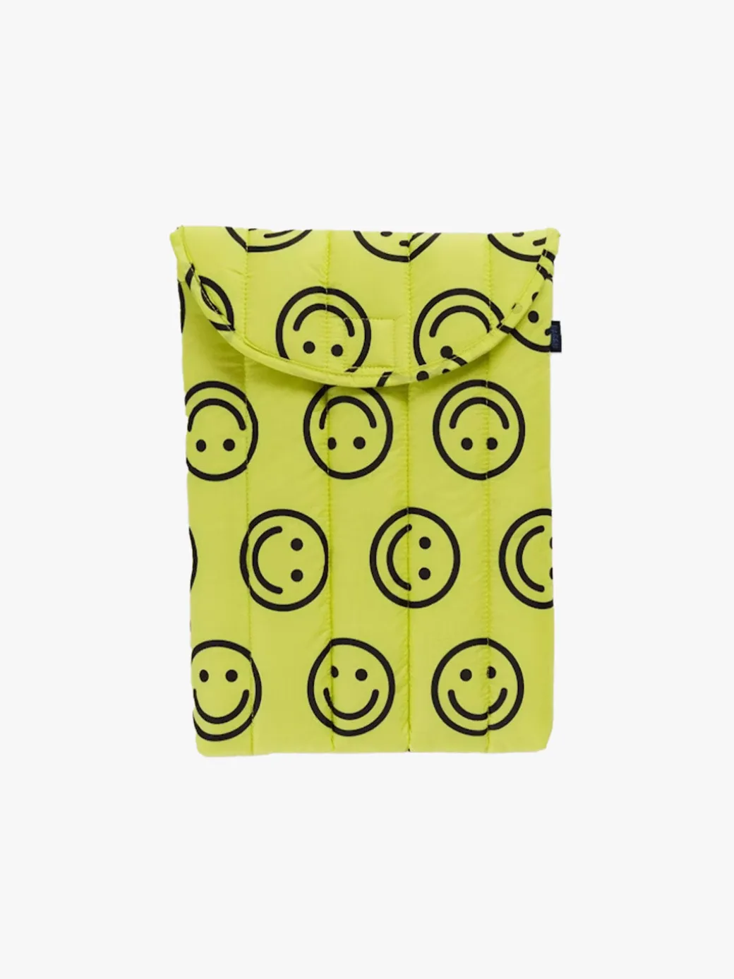 Puffy Laptop Sleeve - Yellow Happy