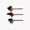 Rosette Bobby Pin Trio - Multi