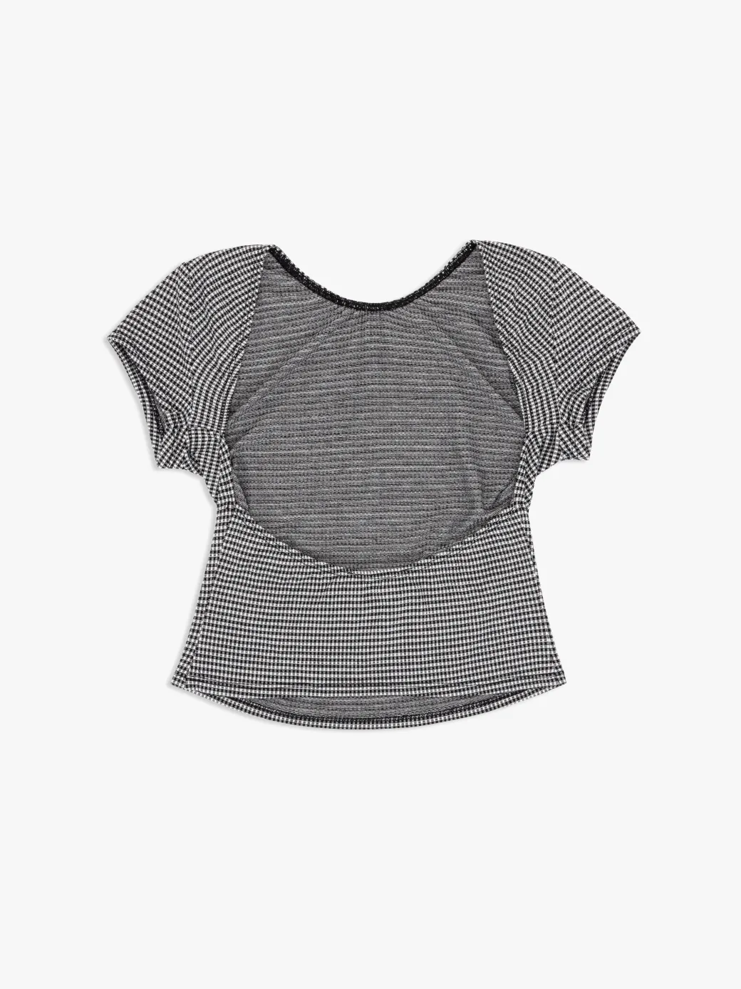 Rowan Tee - Caviar Gingham