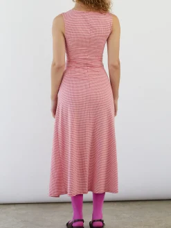 Savannah Cinch Dress - Pomodoro Gingham