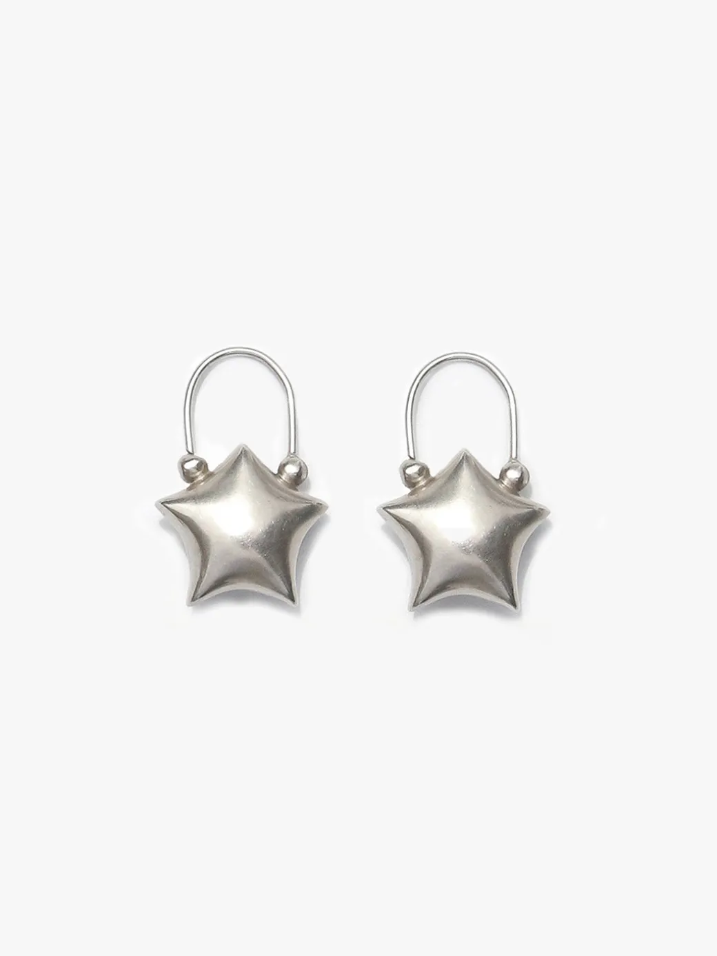 Star Earrings - Silver