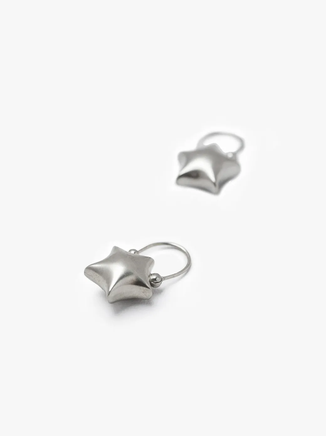Star Earrings - Silver