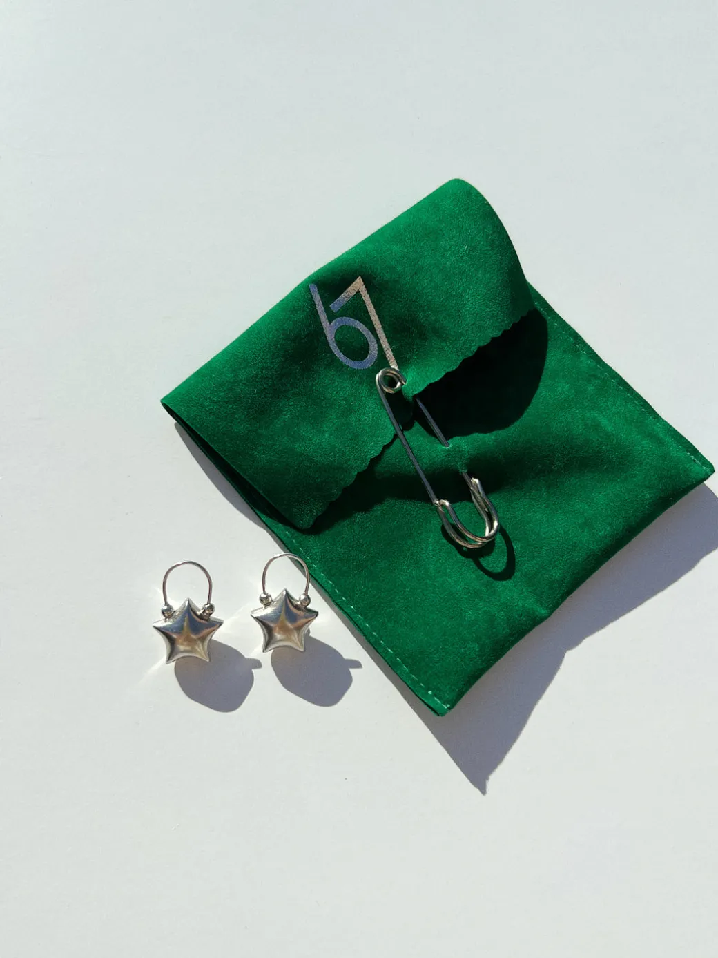 Star Earrings - Silver
