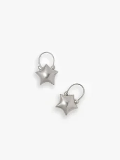 Star Earrings - Silver