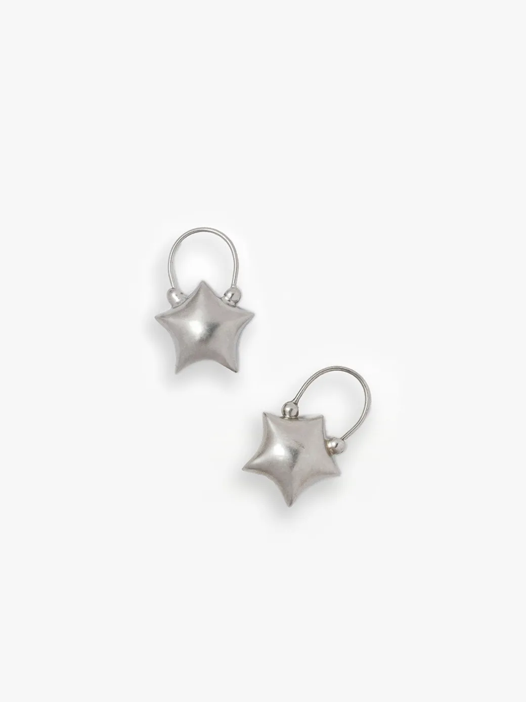 Star Earrings - Silver