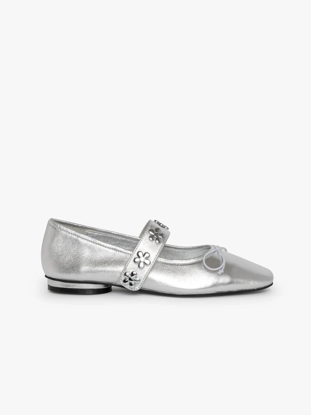 Sylvie Ballet Flat - Silver