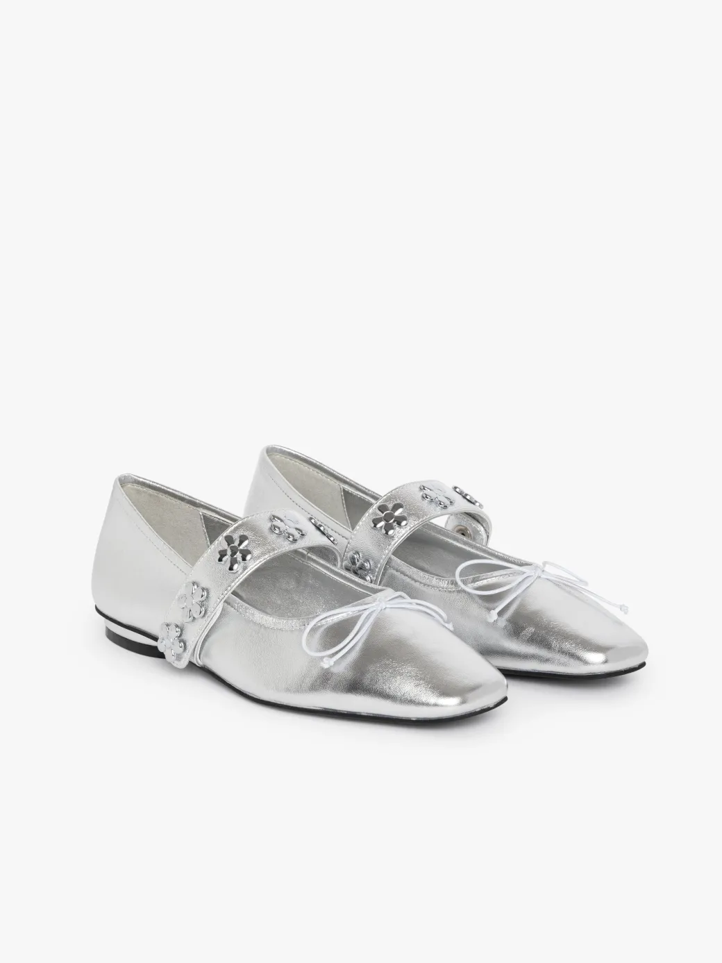 Sylvie Ballet Flat - Silver