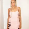 Tie Me Knit Mini Dress - Pink