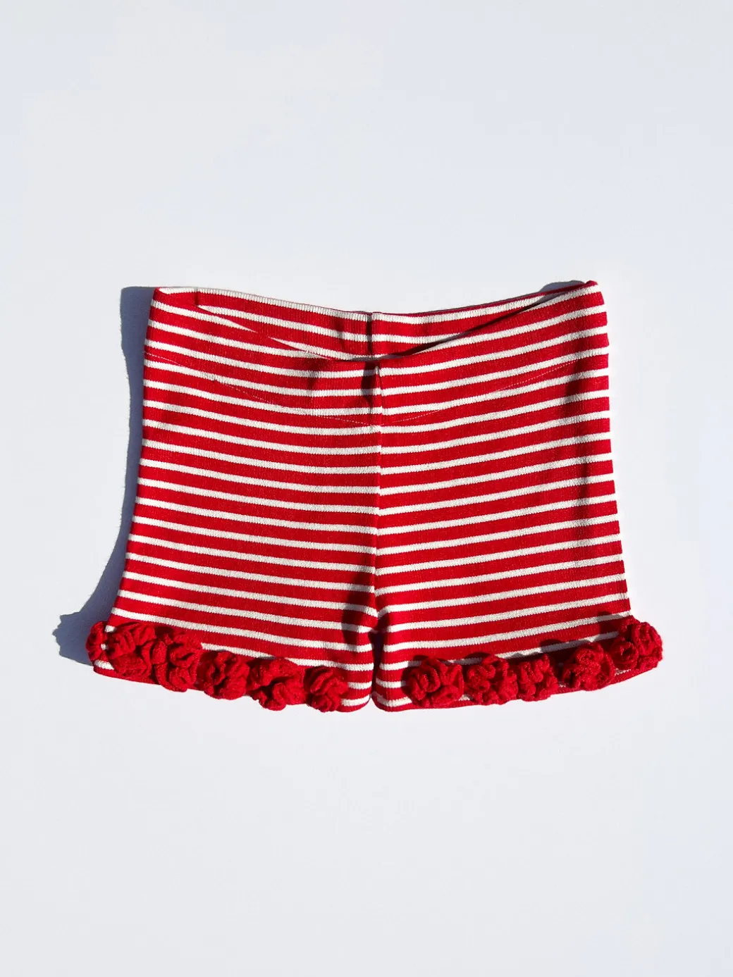 Turkana Knit Short - Red/ White