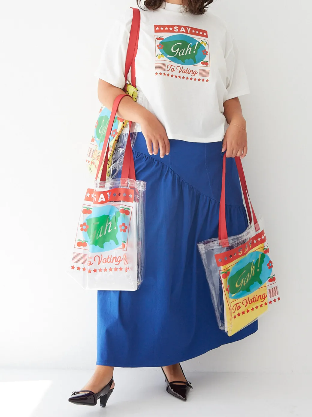 Vinyl Tote - Say Gah to Voting
