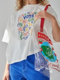 Vinyl Tote - Say Gah to Voting