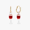 Wineglass Hoops - Merlot